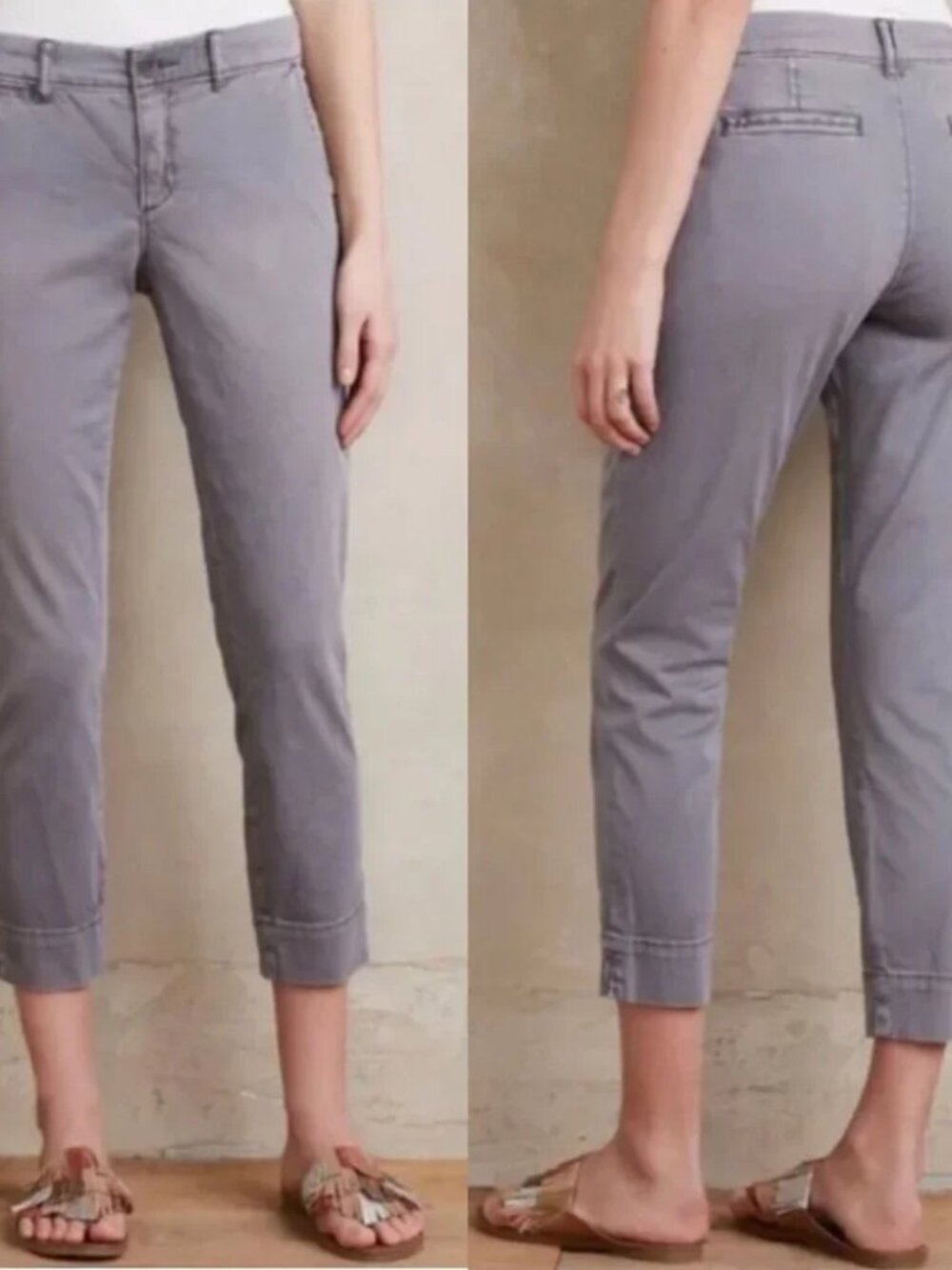 Anthropologie Pilcro & The Letterpress Stet Cropped Chinos Size 25